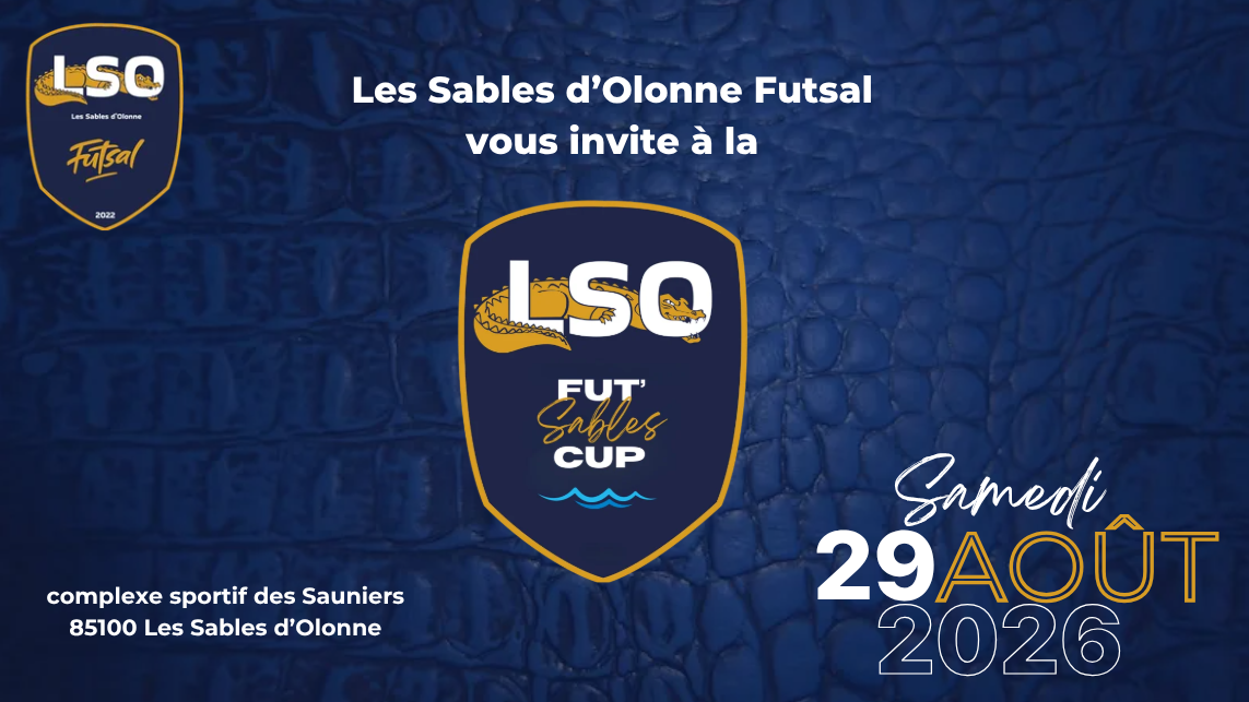 Affiche Fut'Sables Cup 2026